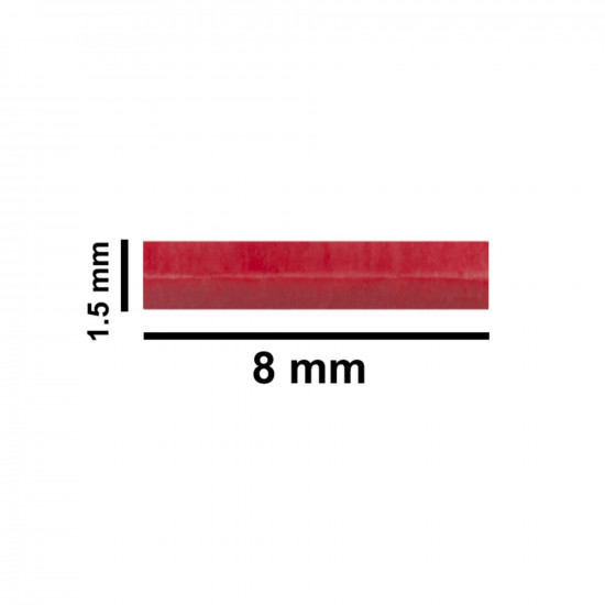 Cá từ Bel-Art Spinbar® Teflon® Micro (Flea); 8 x 1.5mm, màu đỏ (NGƯNG SẢN XUẤT)
